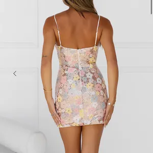 HelloMolly - SPARKLE GROVE SEQUIN MINI DRESS MULTI thumbnail 3