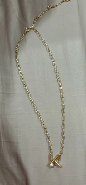 Paperclip Kendra Scott initial necklace  thumbnail 1