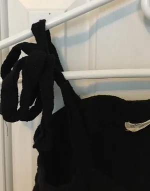 Black  Cloth Tank Top thumbnail 3