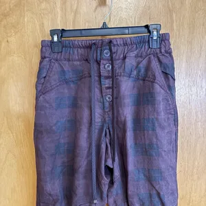 Anthropologie Jacquie Plum Button‎ Fly Jogger Pants Size XS thumbnail 5