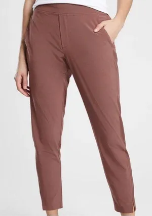 Athleta Brooklyn Ankle pants, size 4, in hearth rose thumbnail 1