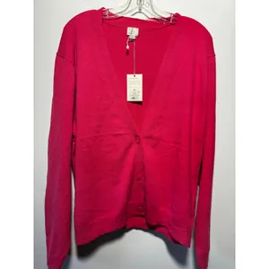 Brand New A New Day Women's Size XL Pink Cardigan Sweater thumbnail 2