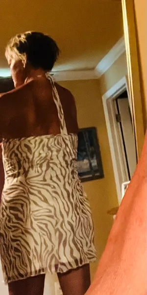 SheIn Halter Dress Zebra thumbnail 5