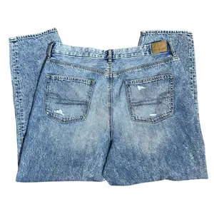 American Eagle Curvy Mom Jeans NWOT Distressed high rise long length thumbnail 3