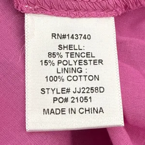 Hyacinth House Tuckernuck‎ NWT Amie Mini Dress Pink Magenta Pleated Bib Size M thumbnail 10