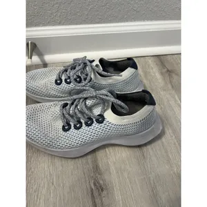 ALLBIRDS Tree Dasher Running Shoes White/Blue Women's 9‎ thumbnail 2