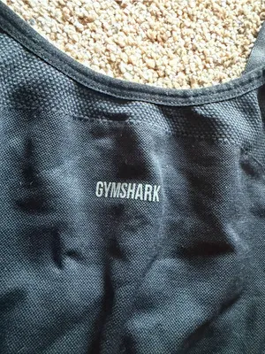 Gymshark Women Seamless High-Neck Sports Bra S Black Activewear Workout Comfort thumbnail 6