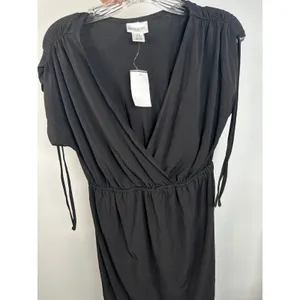 NWT Motherhood Maternity‎ Small Womens Top Black Stretch V-Neck Cap Sleeve thumbnail 11