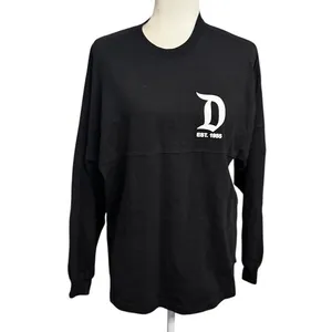 Disney Disneyland Spirit Jersey Black Pullover Sweatshirt Sz Small Oversized thumbnail 3