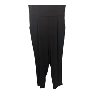Madewell Size-10 Womens Jumpsuit Black‎ Sleeveless Silk Yoke Formal thumbnail 8