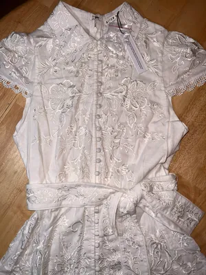 Alice + Olivia Size 4 Vannessa Belted Midi Shirtdress Retails $595 thumbnail 12