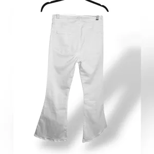 FRAME Le Bell White Flare Wide-Leg Jeans Size 25 thumbnail 12