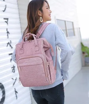Stylish Pink Backpack thumbnail 1