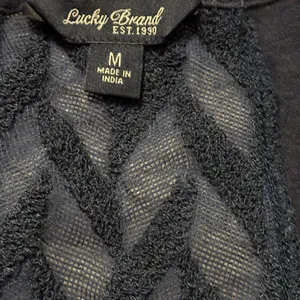 Lucky Brand Navy Racerback Sleeveless Top Size M thumbnail 7
