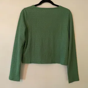 NWT Madewell Green Textured Cropped Lightweight Sweater Women's size Medium thumbnail 7