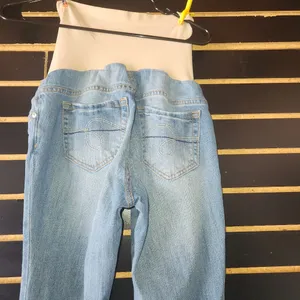Indigo Blue Women's Light Blue Distressed Overalls Size M #023 thumbnail 5