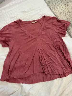 Altar'd State Pink Short Sleeve Top thumbnail 2