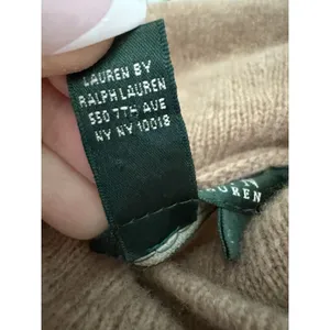 Lauren Ralph‎ Lauren Buckle-Trim Mélange LambsWool XL Turtleneck Sweater. thumbnail 3