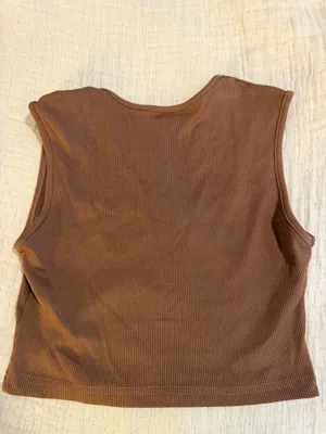 Shein Brown Crop Top thumbnail 3