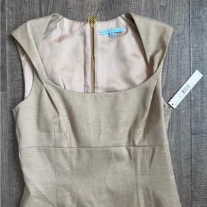 Antonio Melani Saint-Tropez Midi Dress in Carmel- NWT- Size 6 thumbnail 3