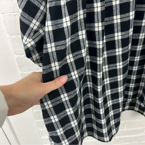 Day & Moon Red Dress Boutique Pinky Promise Black Plaid Dress Size L thumbnail 9