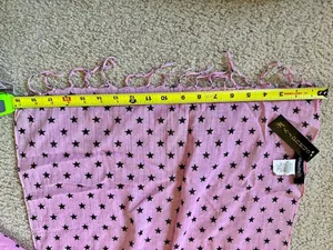 Chaudry KC Pink Star Print Scarf - Lightweight Scarf NWT thumbnail 4
