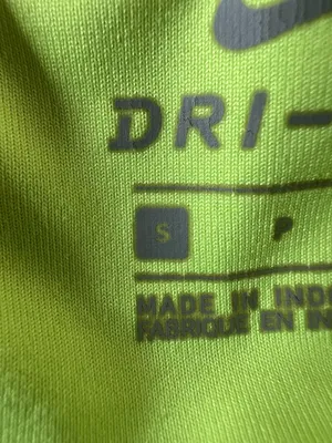 Nike Dri-Fit Black and Lime Green Training Compression Shorts Size Small running thumbnail 3