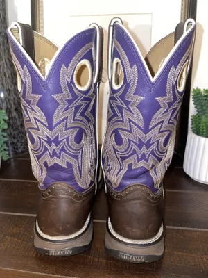 Durango Lady Rebel Purple Brown Western Cowboy Boots Womens 7.5 thumbnail 9