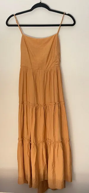 Elodie Yellow Midi Dress thumbnail 1