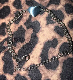 Silver Heart Bracelet thumbnail 1