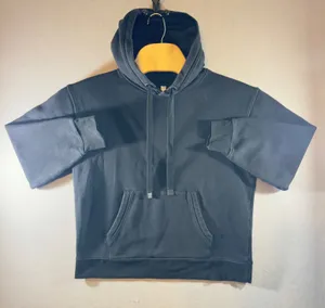 497 | Athleta Sundown Relaxed ‎ Black Fleece Lined Pullover Hoodie Womens Large thumbnail 1