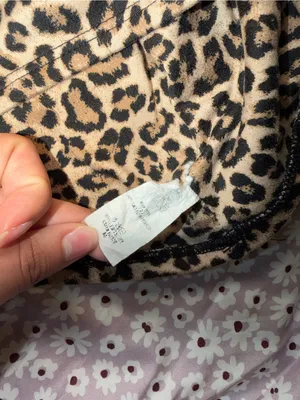Gaze Women’s Size Medium Leopard Print Sleeveless Tank Top Brown Animal Print thumbnail 5
