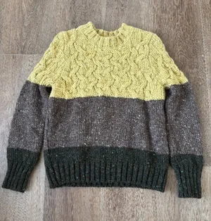 Mcconnell Colorblock Wool Sweater thumbnail 1