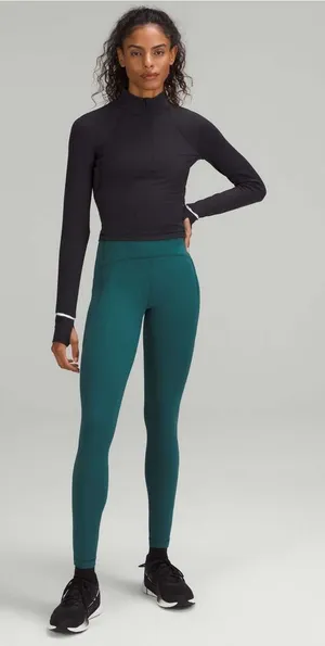 Lululemon Swift Speed High-Rise Tight Brushed Luxtreme Green Jasper Size 8‎ thumbnail 1