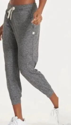 Vuori Women's Performance Joggers-DreamKnit Grey Heather-Size Large thumbnail 1