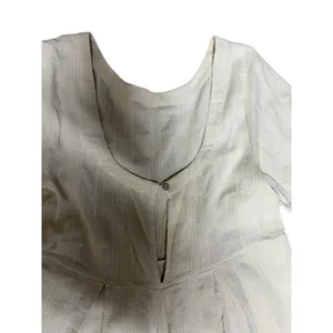 Free People Shiloh Cotton & Linen Jumpsuit‎ Summer Khaki Women's Size Medium thumbnail 4
