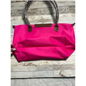 Source Unknown Nylon Hot Pink Tote Bag School Shoulder NWT thumbnail 3