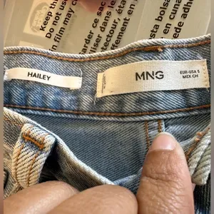 Mango MNG High Waist Denim‎ Mini Skirt Hailey Raw Hem Size S thumbnail 4