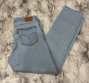 Levi’s classic straight light wash denim Jeans Blue size 10 casual western thumbnail 1