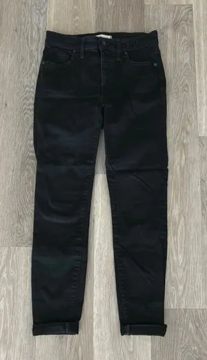 Madewell Skinny Jeans High-Rise Black thumbnail 1