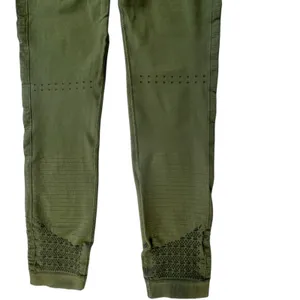 Gymshark Energy Seamless Leggings Olive Green Womens Medium High Waist Eyelet thumbnail 6