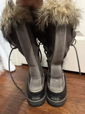 Sorel Joan of Arctic Waterproof Winter Faux Fur Boots Gorp Granola Snow‎ thumbnail 3