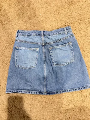 Topshop Skirt Denim thumbnail 2