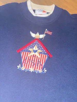 Vintage Morning Sun Patriotic Sweatshirt 🇺🇸 thumbnail 2