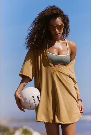 Free People Movement Hot Shot Tee Romper thumbnail 3