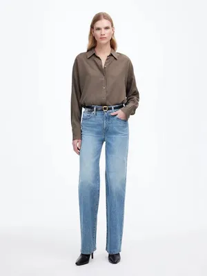 Madewell The Perfect Vintage Wide-Leg Emrose Wash Size 14W thumbnail 2