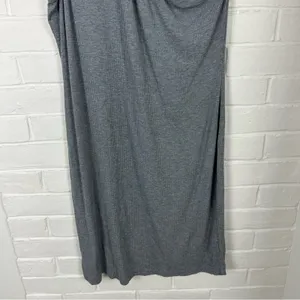 1. State Grey Ribbed Knit Cut Out One Shoulder Dress Size L thumbnail 3