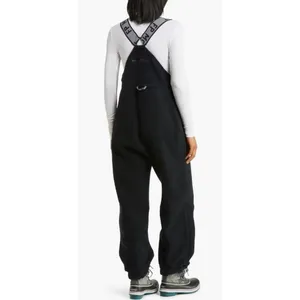 Free People Movement Hit‎ Slopes Snow Bibs XS Black Fleece Overalls Gorpcore thumbnail 2