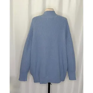Revolve WEWOREWHAT Oversized‎ Cardigan Sweater Chunky Knit Storm One Size thumbnail 9