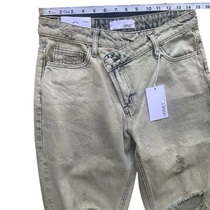 Vervet Beverly Super‎ High Rise Straight Distressed 100% Cotton Jeans Size 27 thumbnail 3